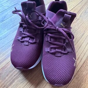 Puma Maroon Athletic Shoes